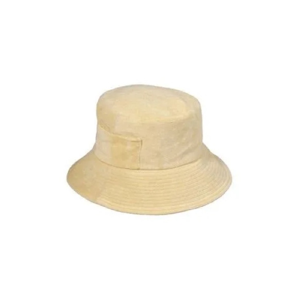 Lack of Color - Wave bucket hat in yellow terry